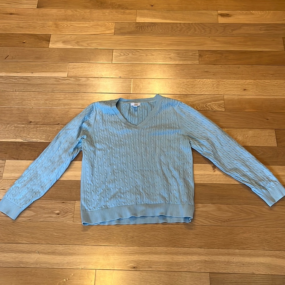 Light blue sweater